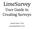 LimeSurvey User Guide to Creating Surveys