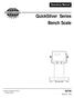 QuickSilver Series Bench Scale