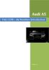 Audi A5. VAG-COM An Newbies Introduction. Version 2.0