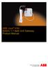 ABB i-bus KNX SUG/U 1.1 Split Unit Gateway Product Manual