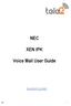 NEC XEN IPK. Voice Mail User Guide