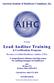Le ad Audito r Train in g & Certification Program