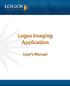 Table of Contents. Logos Imaging Application User s Manual Version Page 1