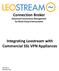 Connection Broker Advanced Connections Management for Multi-Cloud Environments. Integrating Leostream with Commercial SSL VPN Appliances