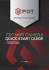 Watch what you love, anywhere. FDT WIFI CAMERA QUICK START GUIDE FD7901, FD7902.