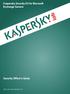 Kaspersky Security 9.0 for Microsoft Exchange Servers Security Officer's Guide