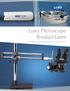 Luxo Microscope Product Lines. the market leader in magnification for over 75 years