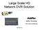 Large Scale HD Network DVR Solution