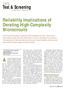 Reliability Implications of Derating High-Complexity Microcircuits