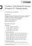 TruVision 12/32 Series IP Camera Firmware V7.1 Release Notes