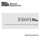 ES601Plus International Autom ated Elec tric al Safety Analyzer. Operating Manual