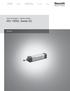 Piston rod cylinders Standard cylinders ISO 15552, Series ICL. Brochure