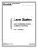 Laser Stakes. FarmTek. Laser Positioning System For Barrels and Poles. User s Manual. Sport Timing Specialists