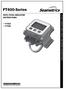 FT400-Series RATE/TOTAL INDICATOR INSTRUCTIONS FT415 FT :2008 ISO CERTIFIED COMPANY FT400-SERIES RATE TOTAL/INDICATOR INSTRUCTIONS