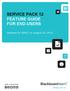SERVICE PACK 12 FEATURE GUIDE FOR END-USERS. Updated for GRCC on August 22, 2013