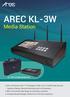 AREC KL-3W. Media Station. KL-3W Portable Media Set