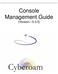 Console Management Guide (Version 5.0.5)