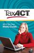 2010 Tax Year Media Guide