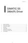 SIMATIC S5 3964(R) Driver
