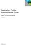 Application Profiler Administrator s Guide