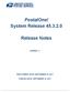 PostalOne! System Release Release Notes