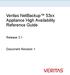 Veritas NetBackup 53xx Appliance High Availability Reference Guide