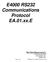 E4000 RS232 Communications Protocol EA.01.xx.E