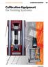 Calibration Equipment. for Testing Systems. walter+bai Testing Machines