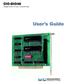 CIO-DIO48 Digital Input/Output Board User s Guide