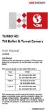 TURBO HD TVI Bullet & Turret Camera