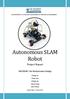 Autonomous SLAM Robot