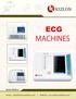 ECG MACHINES. Kizlon Medical.   Website:
