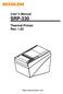 User s Manual SRP-330 Thermal Printer Rev. 1.03