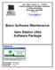 Basic Software Maintenance. Ham Station Ultra Software Package