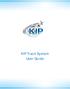 KIP Track System User Guide