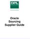 Oracle Sourcing Supplier Guide
