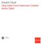 Oracle Cloud Using Oracle Cloud Infrastructure Container Service Classic