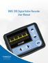 BMS 300 Digital Holter Recorder User Manual