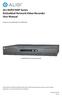 ALI-NVR5100P Series Embedded Network Video Recorder User Manual