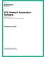 HPE Network Automation Software Software Version: for the Windows and Linux operating systems. Hardening Guide