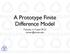 A Prototype Finite Difference Model. Timothy H. Kaiser, Ph.D.