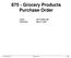 875 - Grocery Products Purchase Order Author: DOT FOODS, INC. Publication: March 3, 2005
