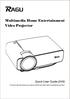 Multimedia Home Entertainment Video Projector
