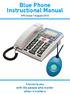Blue Phone Instructional Manual