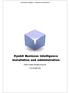 Kyubit Business Intelligence Installation and administration Kyubit, All rights reserved.