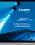 Socapex. Dedicated Solutions for Entertainment. Amphenol.