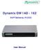 Dynamix DW IAD VoIP Gateway (H.323) User Manual