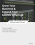 Grow Your Business & Expand Your Service Offerings