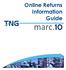 Online Returns Information Guide