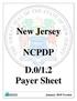 New Jersey. NCPDP D.0/1.2 Payer Sheet. Page 1 of 41 January 2018 Version